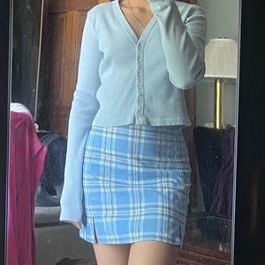 Brandy Melville light blue cardigan